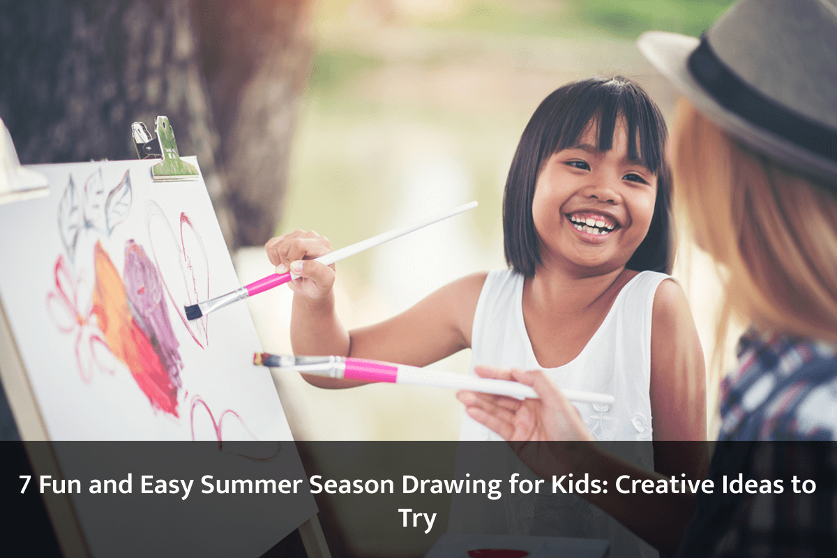 Summer Season Drawing for Kids