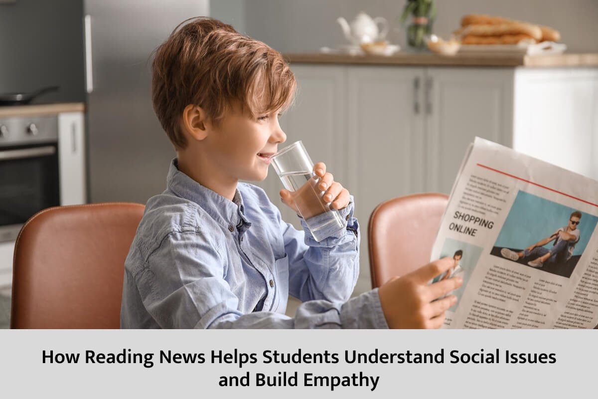 Reading news to build empathy in students